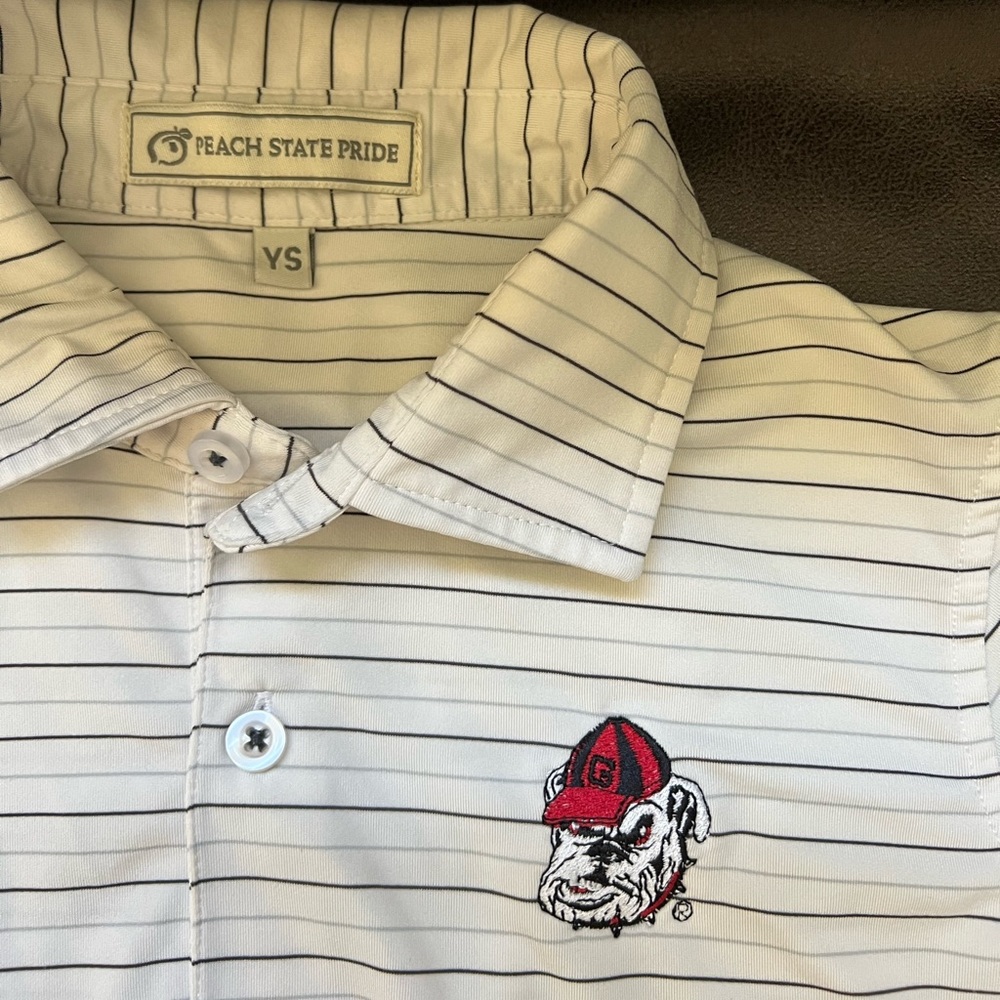 Peach State Pride Ga shirt. Youth XS